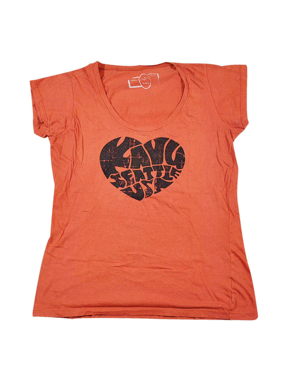 Kavu Outdoors Casual Top Orange Women's Soft Shirt Size Medium